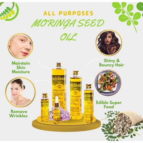 Organic moringa oil