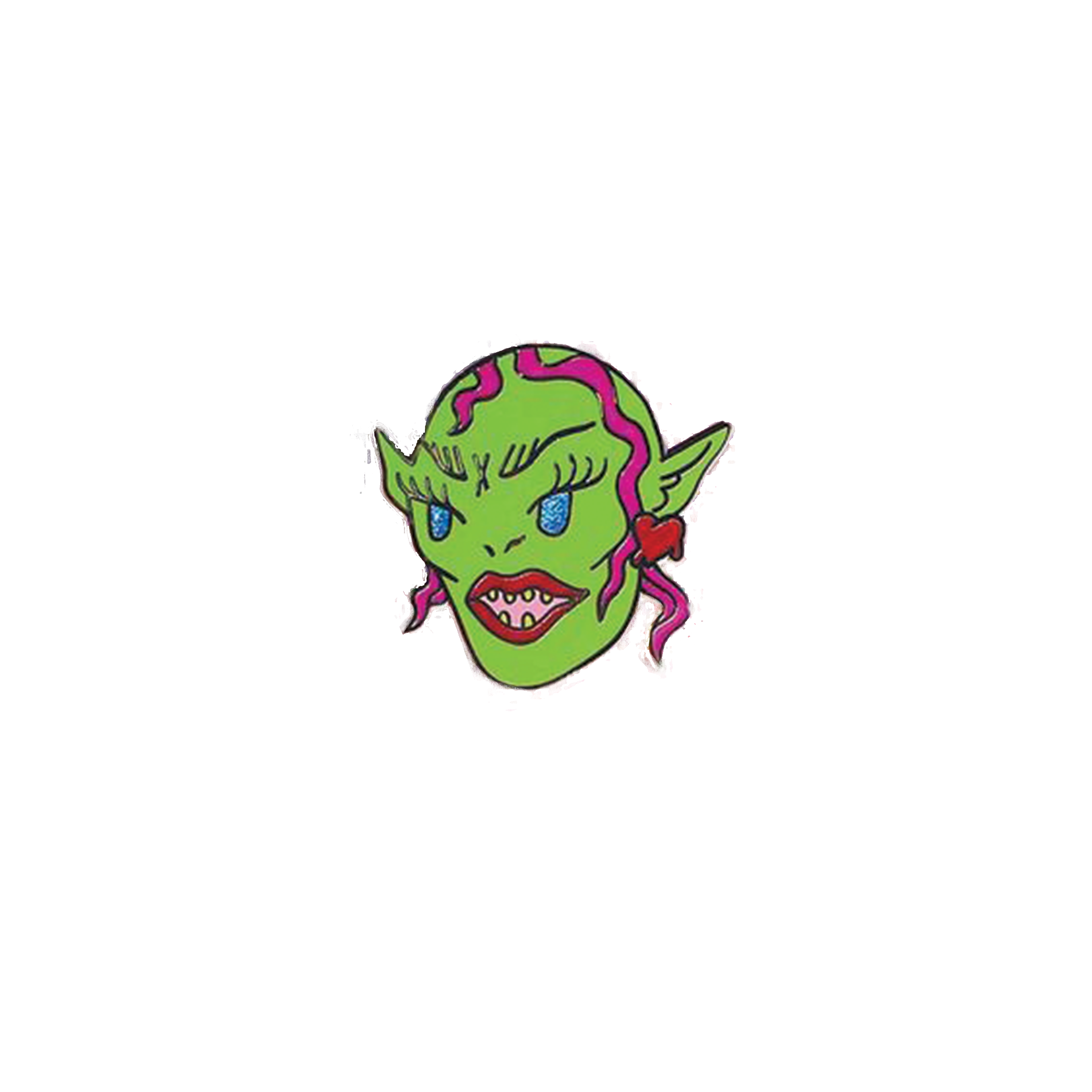 Green Lady Gollum Pin