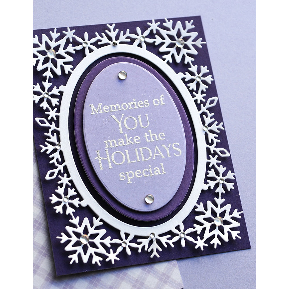Poppystamps Stamp Set - Peaceful Christmas Greetings - CL506 - Crafts 4 Less