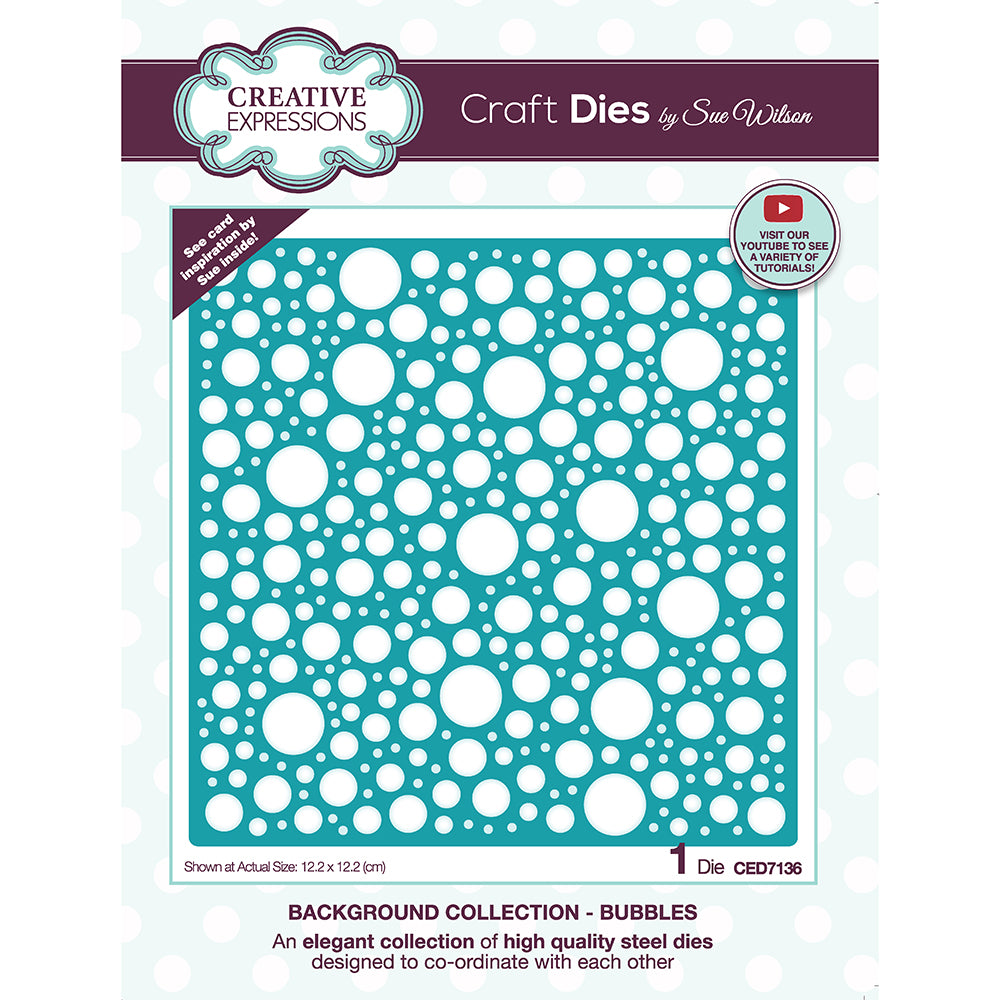 Sue Wilson Dies by Creative Expressions - Background Collection Bubble -  Crafts 4 Less