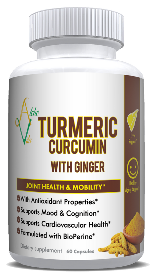 Turmeric Curcumin with Ginger, 95% curcuminoids - 60 capsules