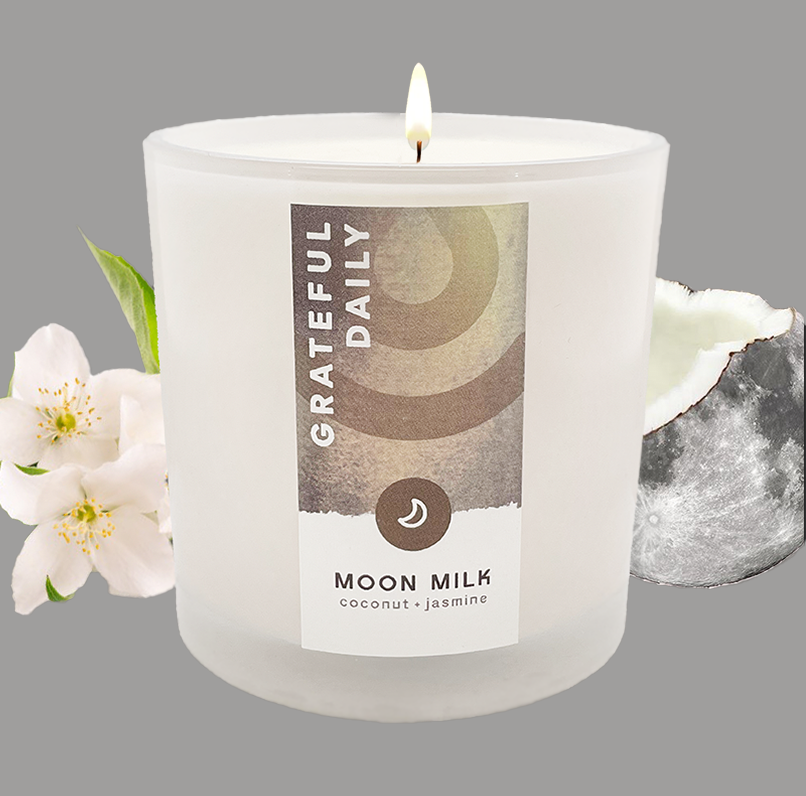 Moon Milk Soy Candle - Grateful Daily product image