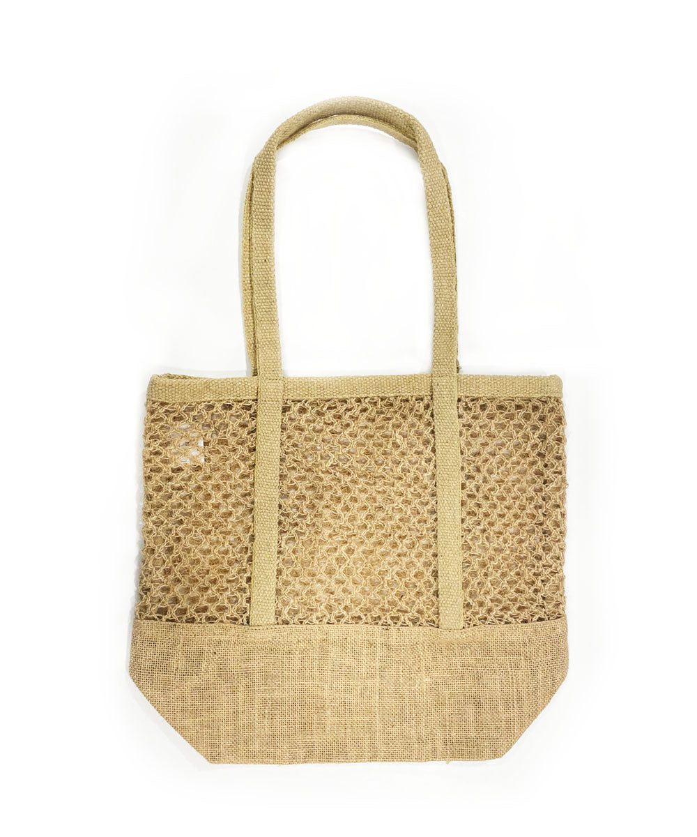 Jute Mesh Tote Bag | String Bag For Summer | Ecoduka– EcoDuka