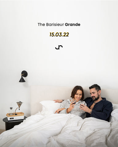 Barisieur Grande: 2-Cup Coffee & Tea Alarm Clock