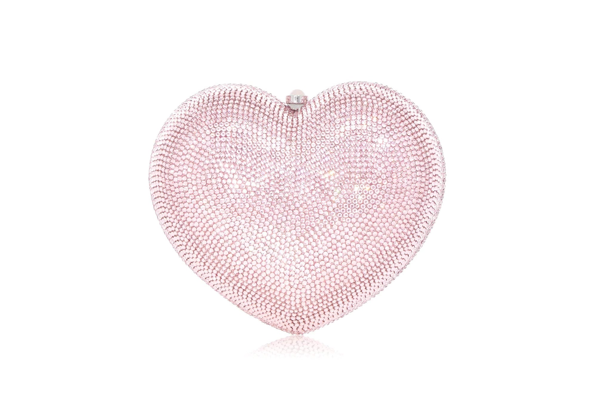 JUDITH LEIBER COUTURE - Rose Romance crystal-embellished brass clutch bag