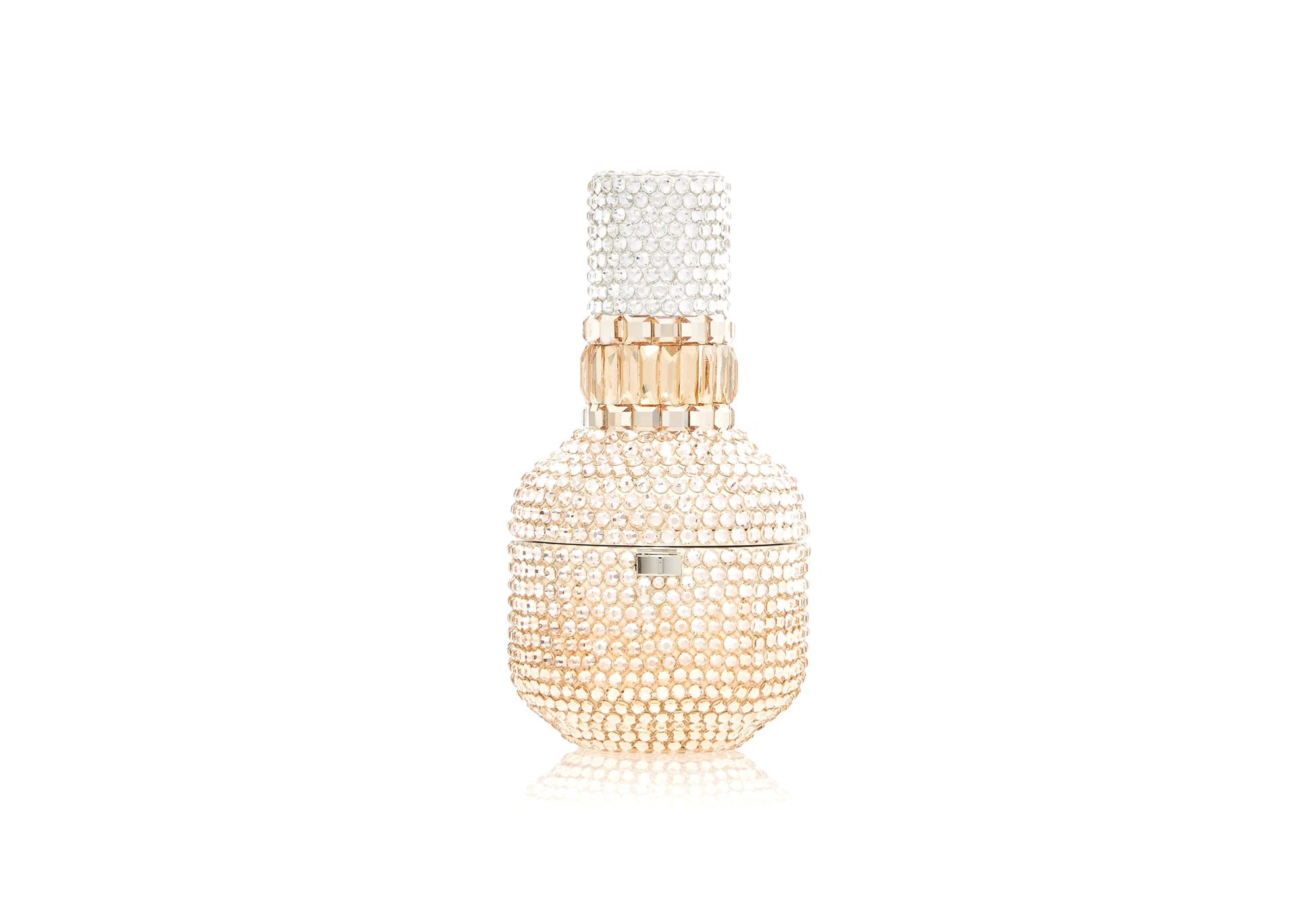 Judith Leiber Couture Pineapple Crystal Pillbox, Champagne, Women's, Clutches & Small Handbags Pillboxes