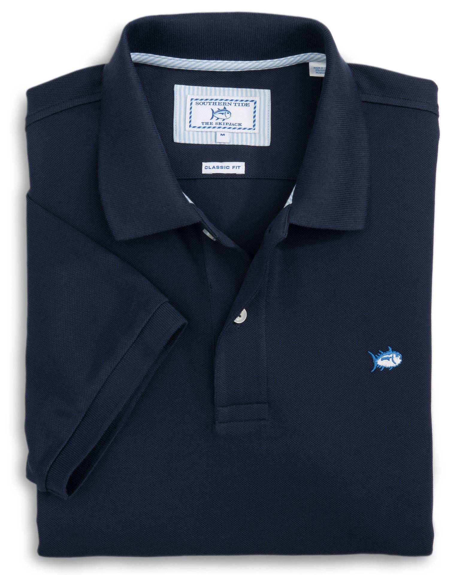 Southern Tide Men's S/S Skipjack Polo/True Navy - Andy Thornal Company