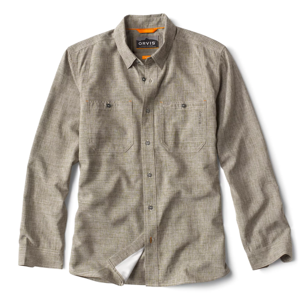 Orvis LS Tech Chambray Work Shirt / Ranger - Andy Thornal Company