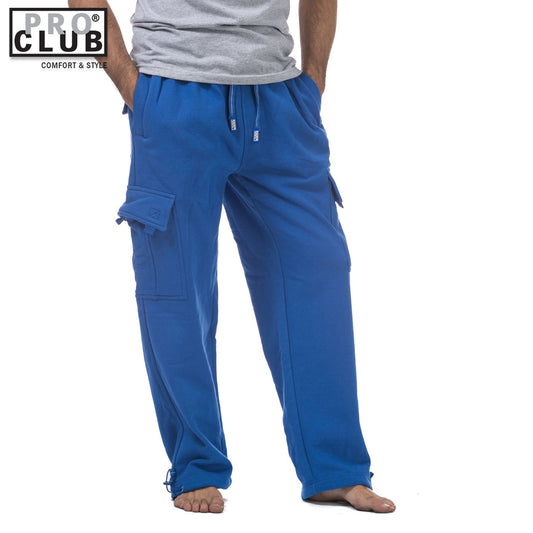Pro Club Men's Heavyweight Fleece Cargo Pants