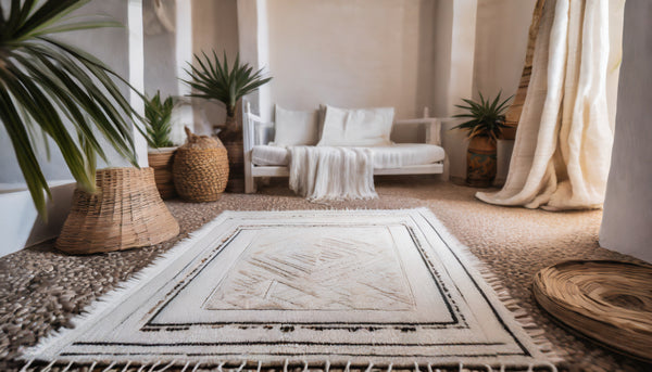 tapis berbere villa de luxe marrakech agence immobilière palmeraie