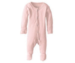 L’ovedbaby Blush Organic Footed Overall