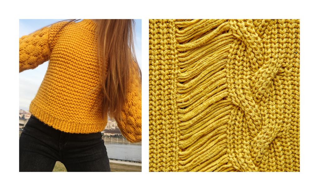 Yellow sweaters