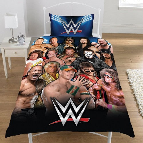 WWE Legends Childrens/Kids Official Duvet Cover Set - Double