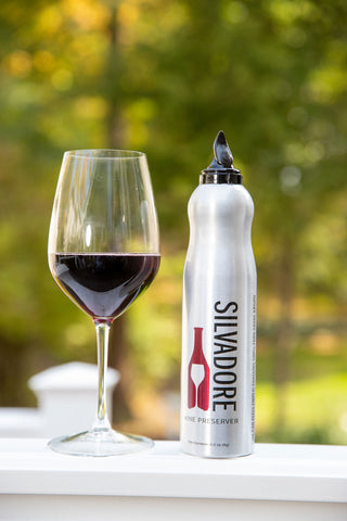 Silvadore Wine Preserver | 100% Argon Gas Wine Preserver in a Recyclable Aluminum Can