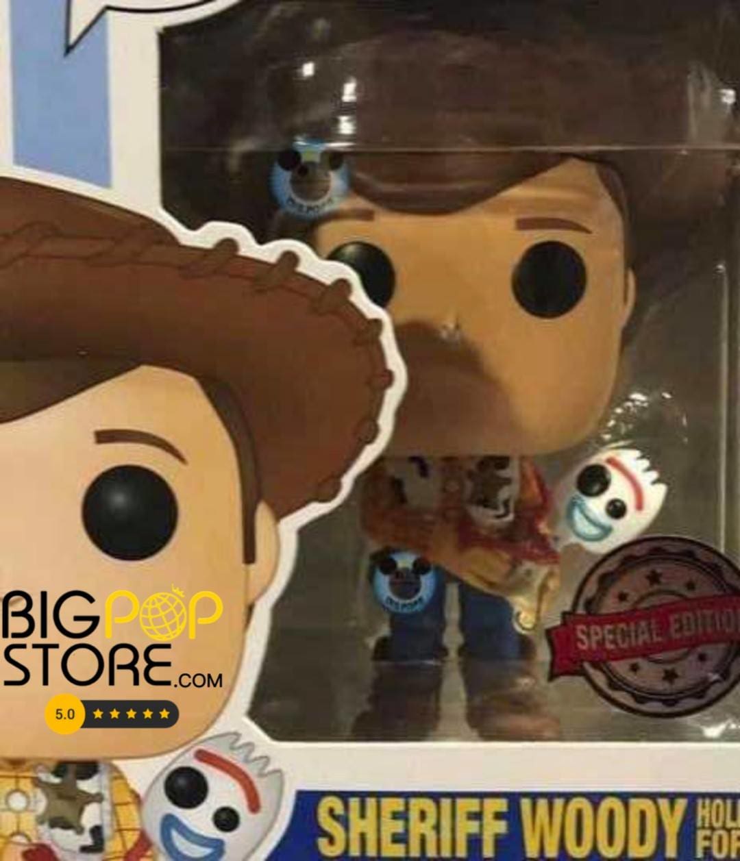 woody with forky funko pop