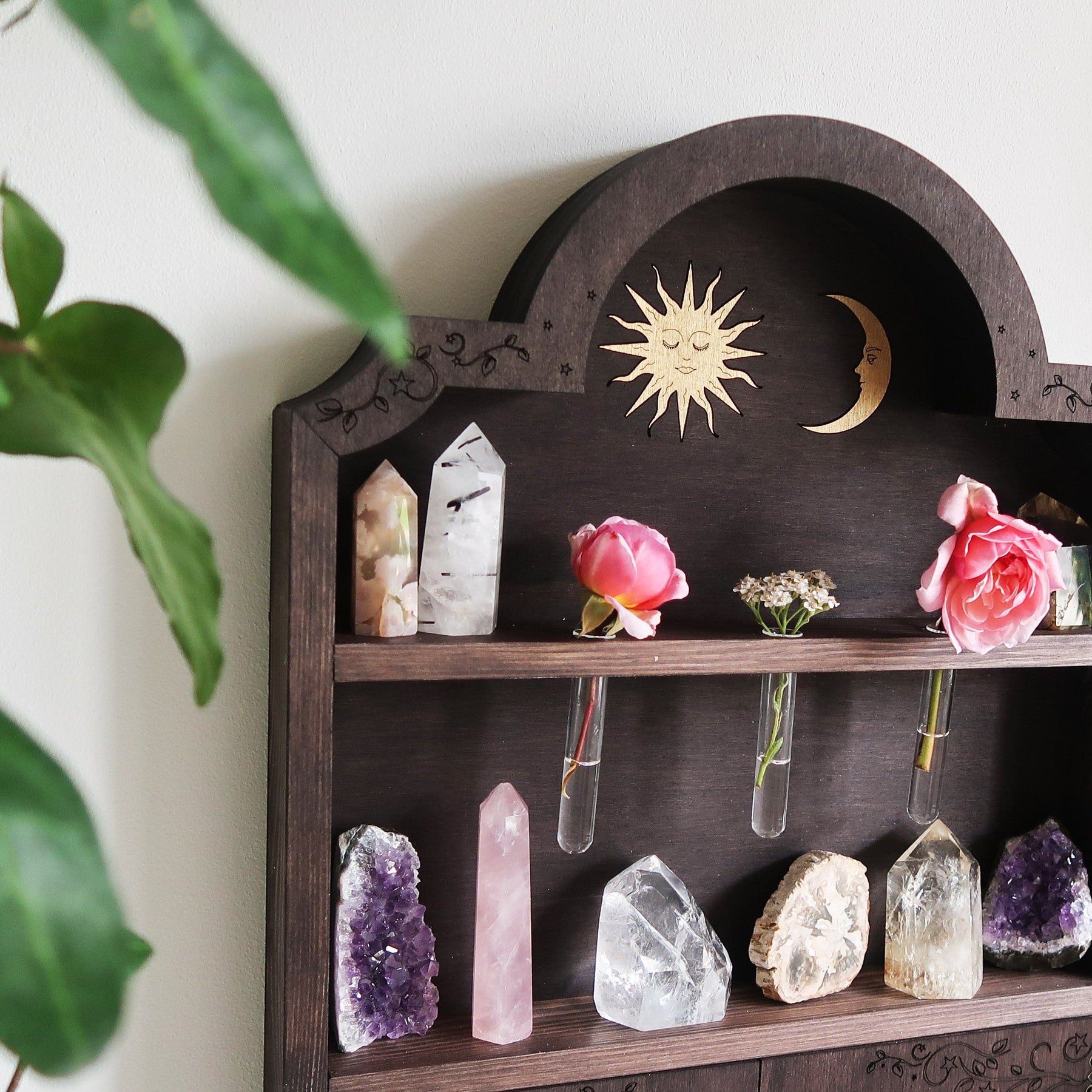 Magical Apothecary Bookcase Decor - Wood - Paper - Glass from Apollo Box
