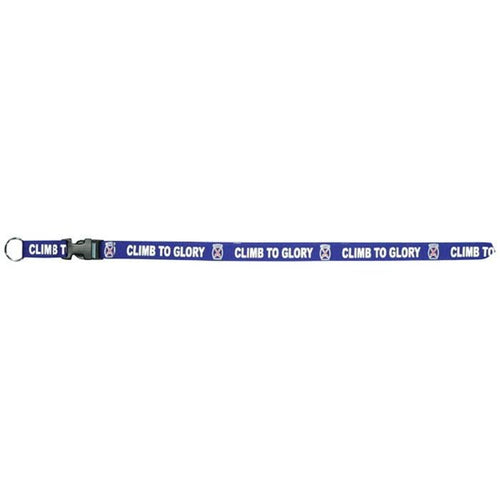 10th Mountain White-Royal Climb to Glory Lanyard