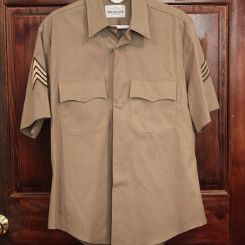 AGSU Male Enlisted Short Sleeve Shirt Army Green Service Uniform