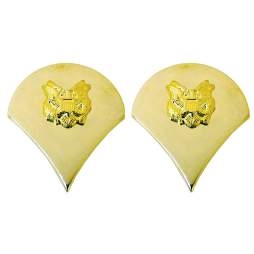 E4 Specialist Gold SPC Army Rank Pins - Pair