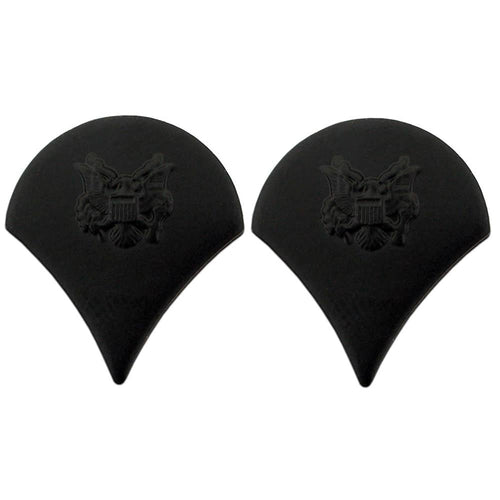 SPC Specialist Army Rank Pins Black Metal - Pair