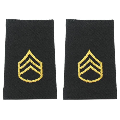 Staff Sergeant Army Rank Epaulets Shoulder Marks - Short