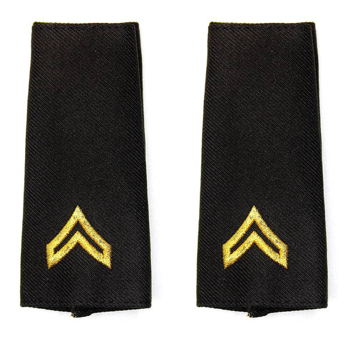 Corporal CPL Army Rank Shoulder Marks Epaulet Long