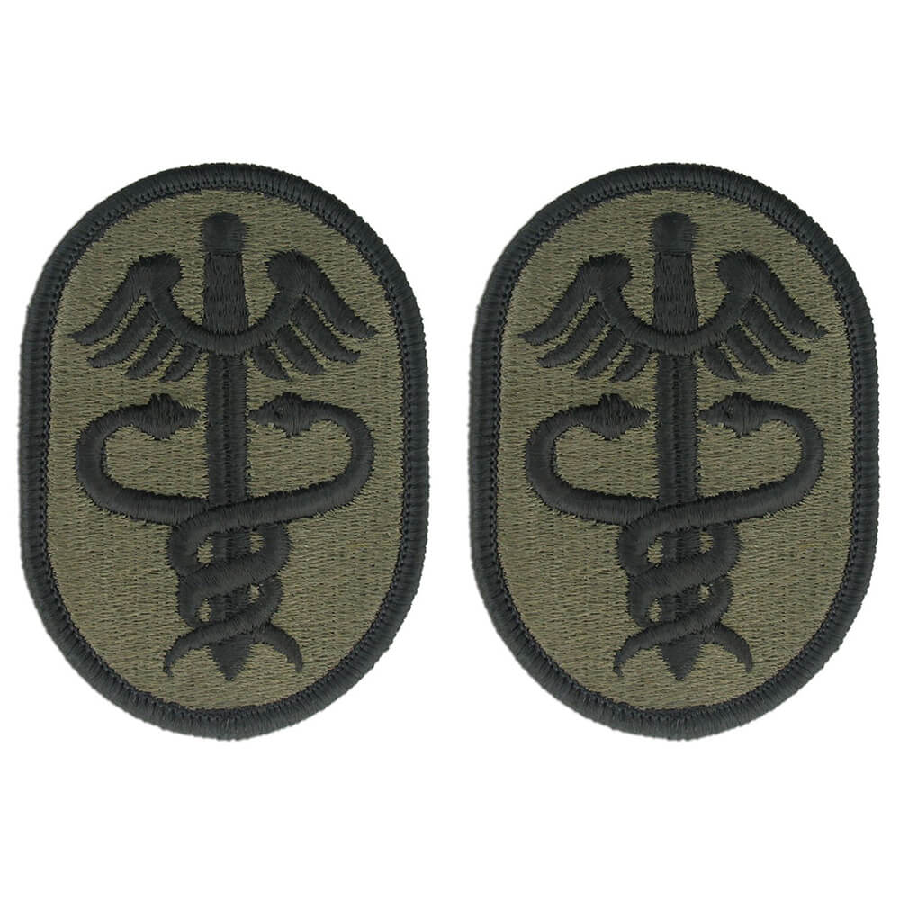 Army Health Services Command Meddac Ocp Patch With Hook Fastener Pai