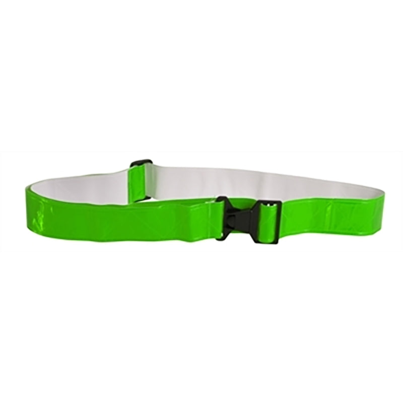 Neon Green Hi Vis Reflective Belt, Elastic Running Safety PT US