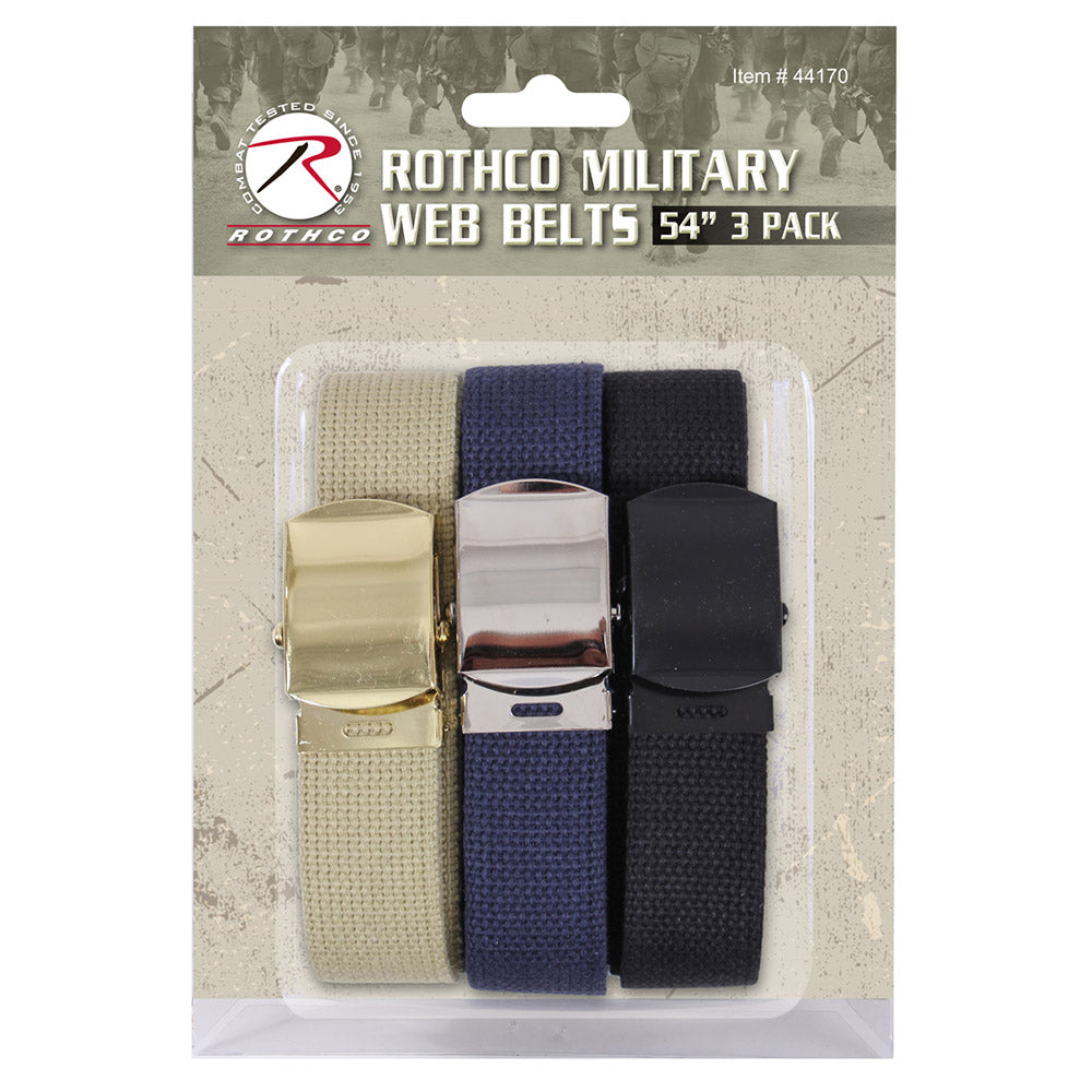 Rothco Military Web Belt with Open Face Buckle