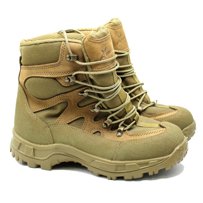 Wellco M760 Coyote Brown Combat Hiker Boots
