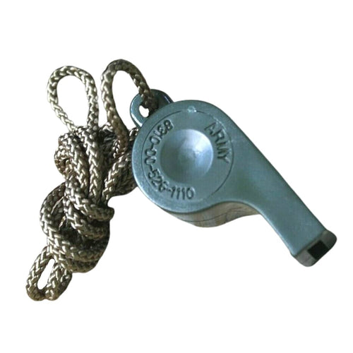 GI Type Police Whistle - Olive Drab