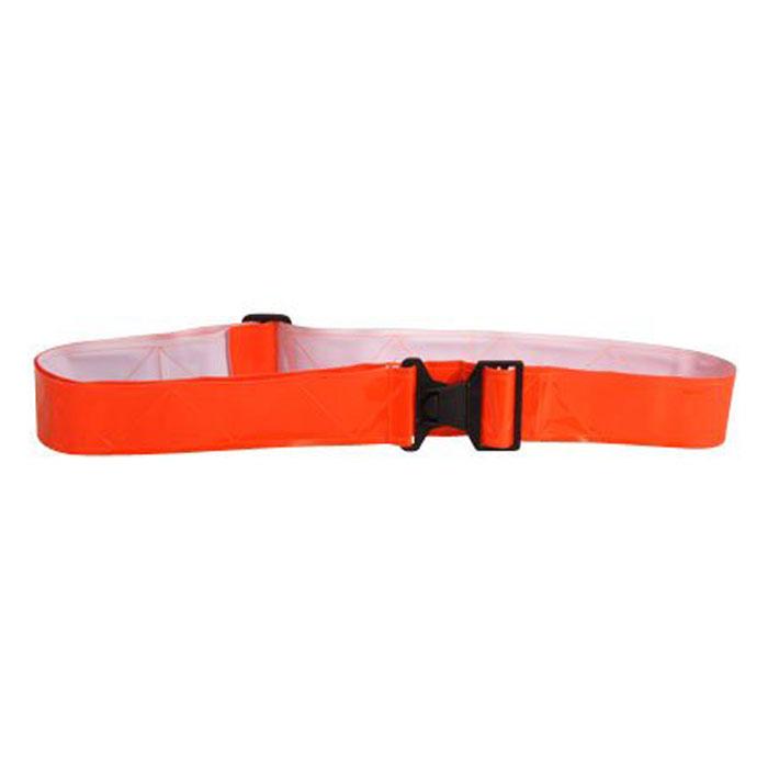 Reflective Safety Buckle Waist Belt Band – Greenish Yellow/Grey Reflec — G  MILITARY