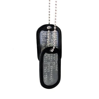 Balacoo 4 Pcs Necklace Sublimation Dog Tags Blanks Cat Tags Rambo Costume  Sweater Chains Dog Tag Silencer Dog Id Tags Alloy Ball Chains Cat Pendant