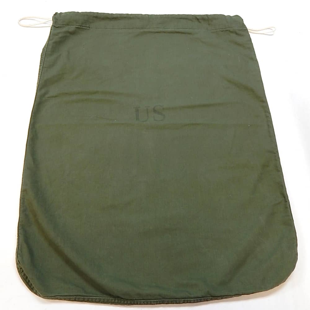 U.S Army Military Large LAUNDRY BAG Canvas Self Closing Ropeless NEW