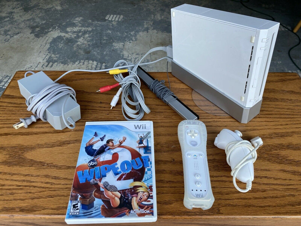 nintendo wii white console