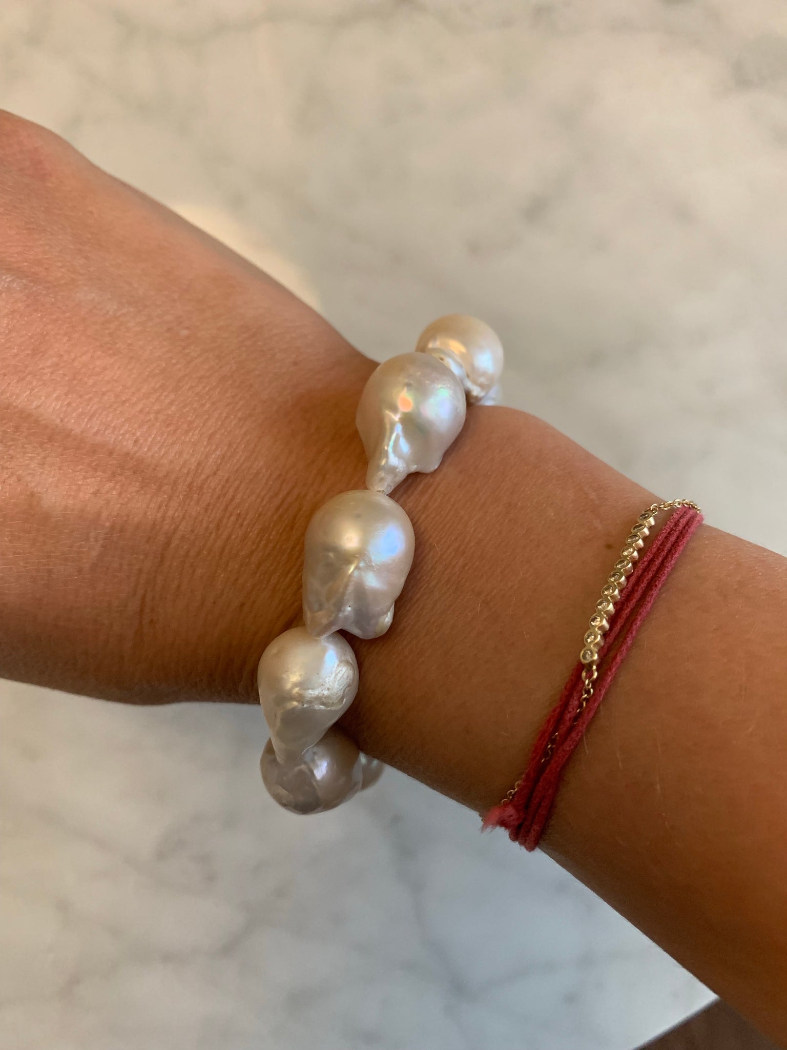 baroque pearl bracelet