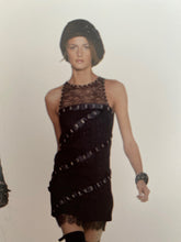 Load image into Gallery viewer, Chanel 03A 2003 Fall Snap Collection Lace Satin Ribbon dress US 4