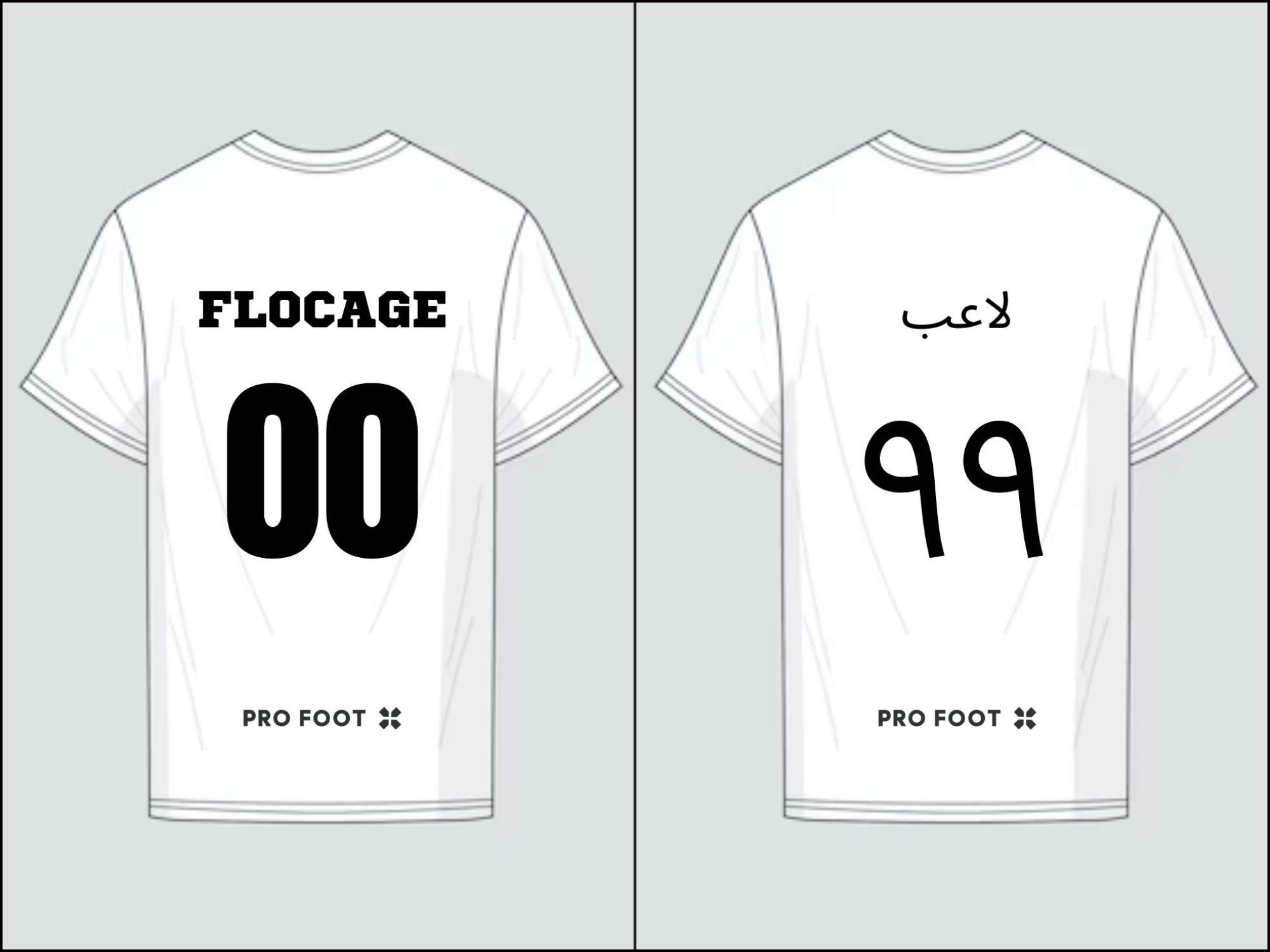 Guide de Flocage, Pro Foot X