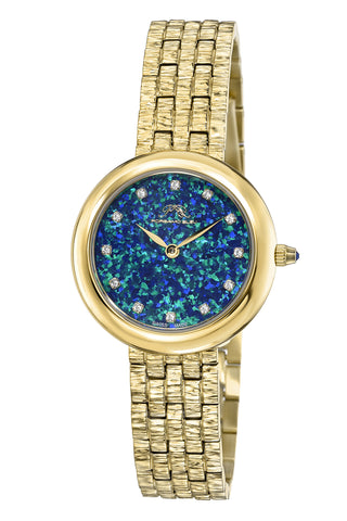 Piaget White Gold Opal Emerald Watch G0A48256