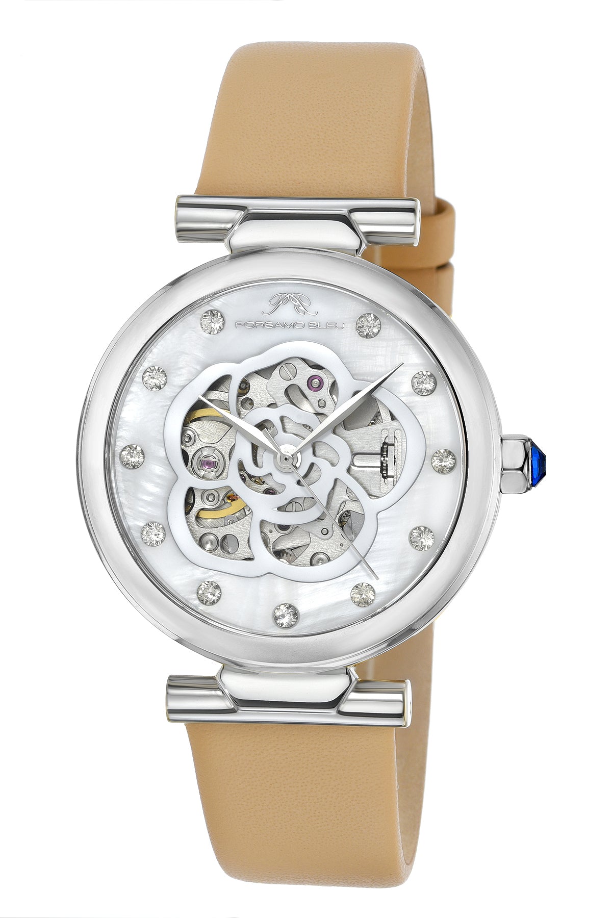 Laura Biagiotti watch-Rainbow Pear-36mm-White Crystals-LBWRABL4MOPF4