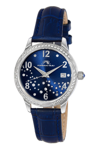 Bulova Classics Automatic Blue Mother of Pearl Diamond Dial Ladies Watch  96P191 – Watches of America