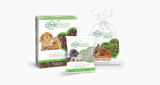 carefresh bedding and litter and hay