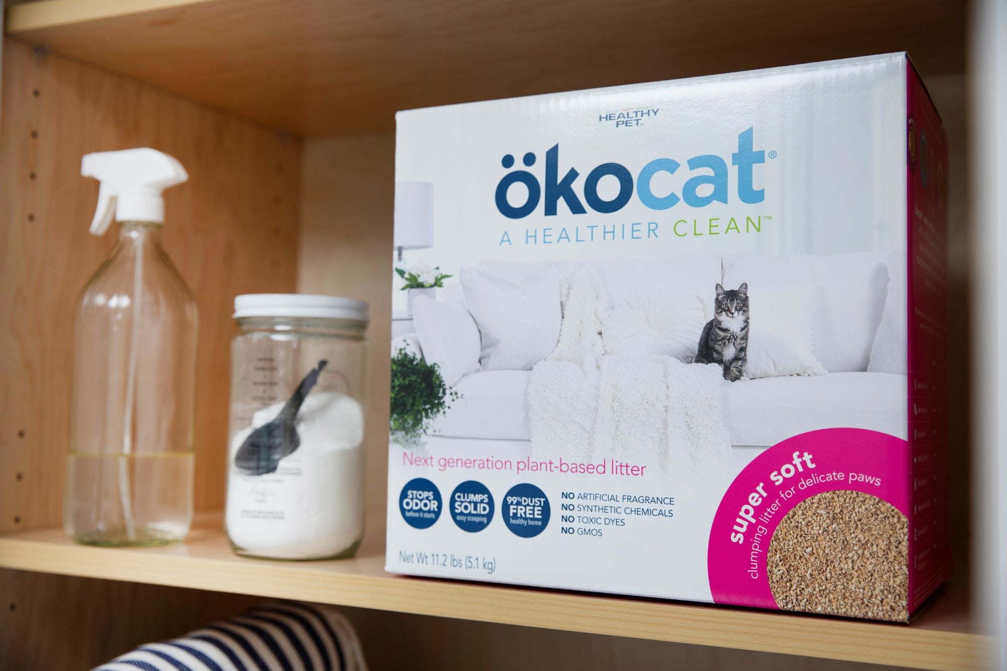okocat natural litter better for your cat and home