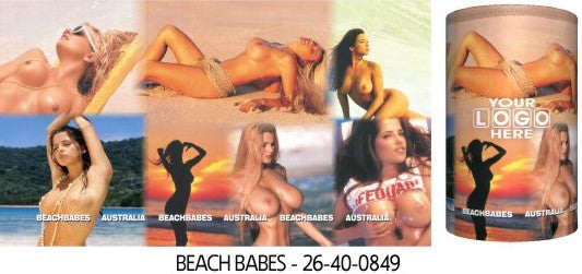 Australian Topless Beach Babes - Beach Babes Australia Sexy Nude Aussie Babes Stubby Holder â€“ Fair Dinkum  Gifts