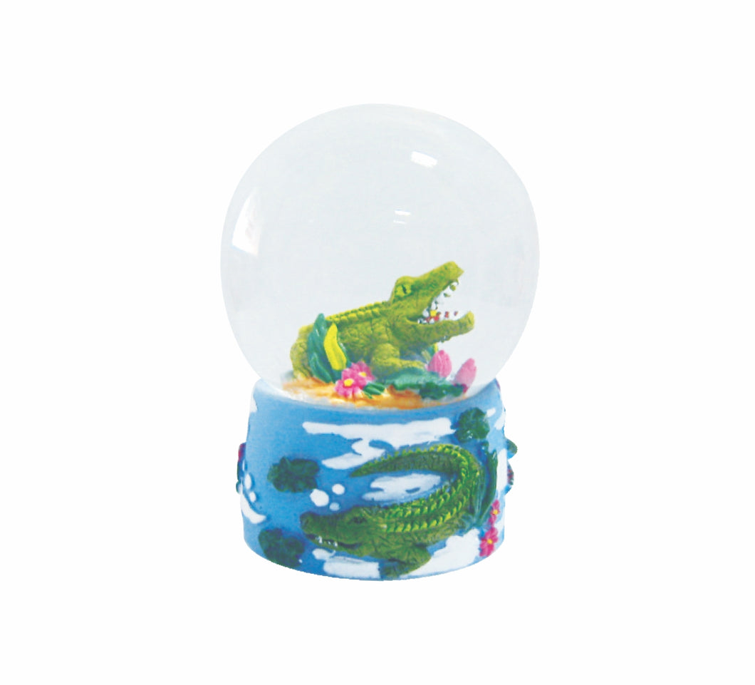 Curled Croc Water Ball 35mm Glitter Crocodile Desk Accessories