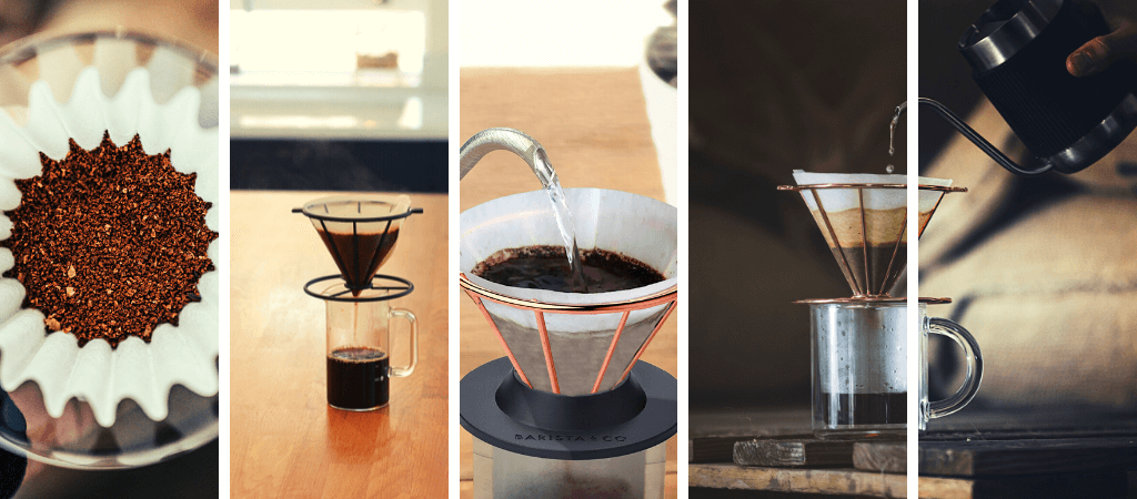 gallery of pour over coffee makers