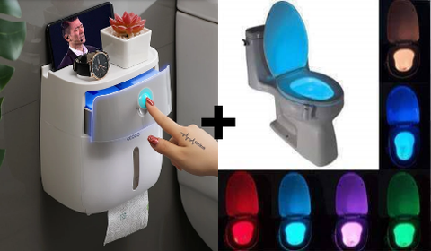 Lumière de Toilette LED avec détection de mouvement