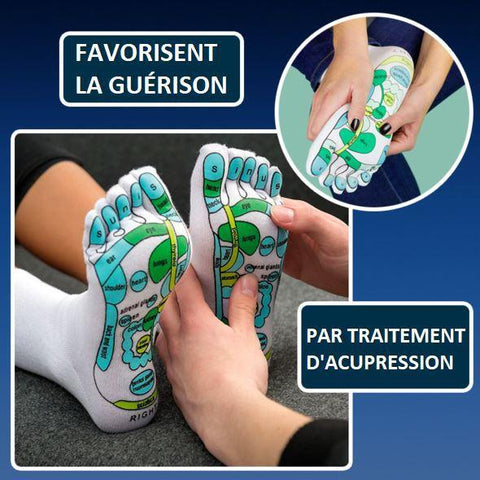 chaussette reflexologie plantaire