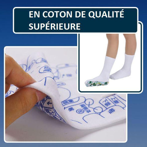 chaussette reflexologie plantaire