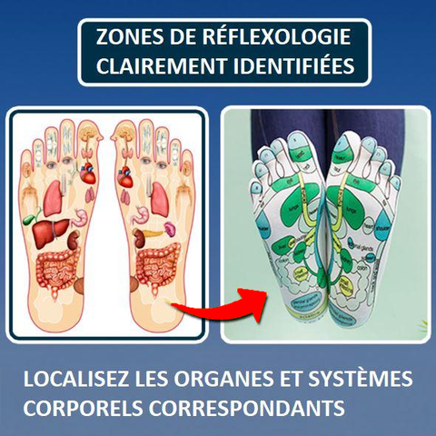 chaussette reflexologie plantaire